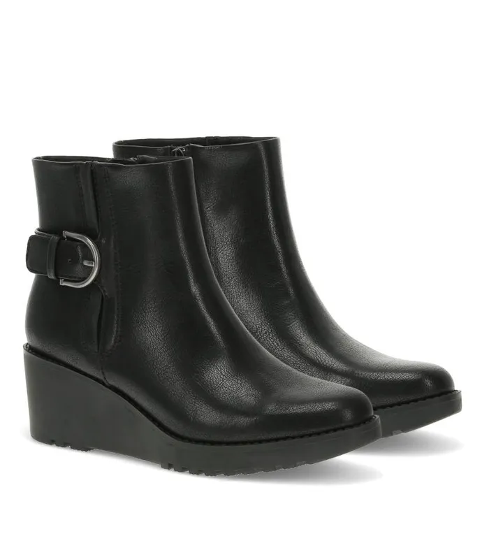 Women Baretraps Booties Wilda Wedge Bootie Black Women Baretraps Booties Wilda Wedge Bootie Black