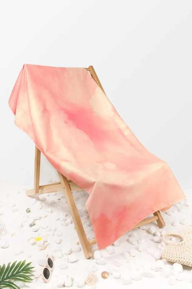 Women Beach Blankets Cupshe Gelato Tie Dye Beach Blanket Multicolor