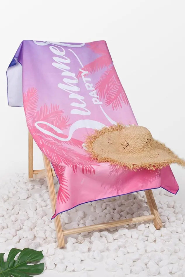 Women Beach Blankets Cupshe Summer Forever Tropical And Letter Print Beach Blanket Multicolor