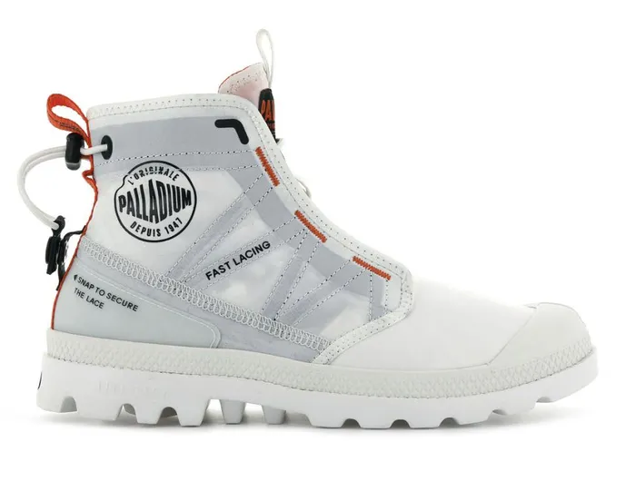 Women Boots PALLADIUM PAMPA TRAVEL LITE Star White
