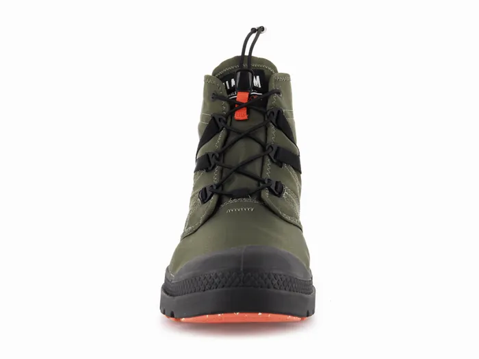 Women Boots PALLADIUM PAMPA TRAVEL LITE WATERPROOF Olive Night Women Boots PALLADIUM PAMPA TRAVEL LITE WATERPROOF Olive Night