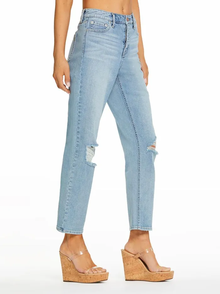 Women Bottoms Jessica Simpson Throwback Straight Jeans In Feel The Love