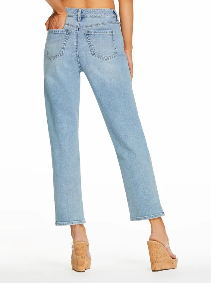 Women Bottoms Jessica Simpson Throwback Straight Jeans In Feel The Love