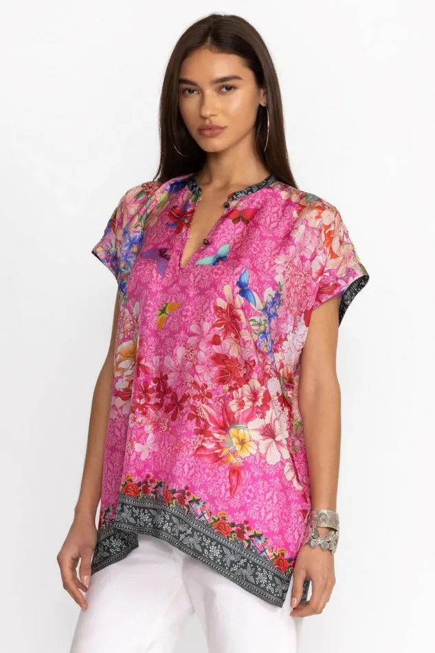 Women BOUQUET FRAME PARADE BLOUSE Frame Johnny Was Tops Women BOUQUET FRAME PARADE BLOUSE Frame Johnny Was Tops