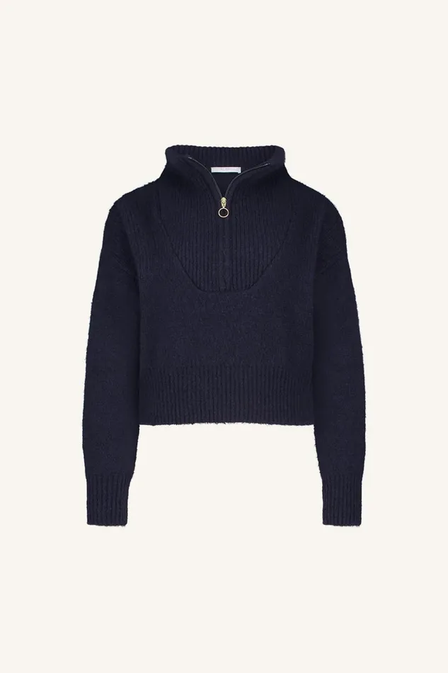 Women Boxy Beau Pullover Midnight Bybar Pullovers