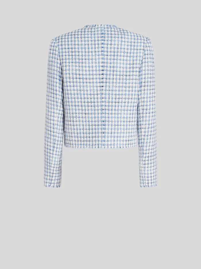 Women Check Boucl Jacket Etro Jackets