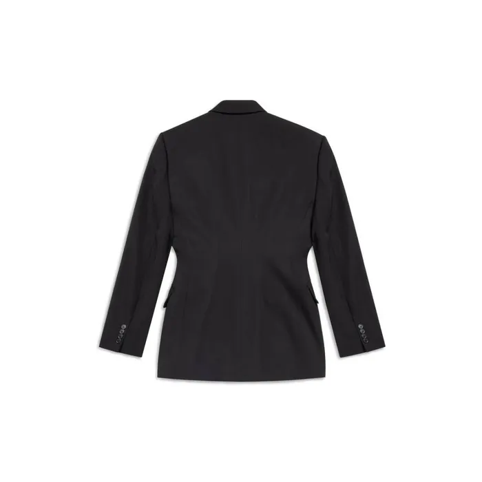Women Coats and Jackets Balenciaga Cinched Jacket In Black