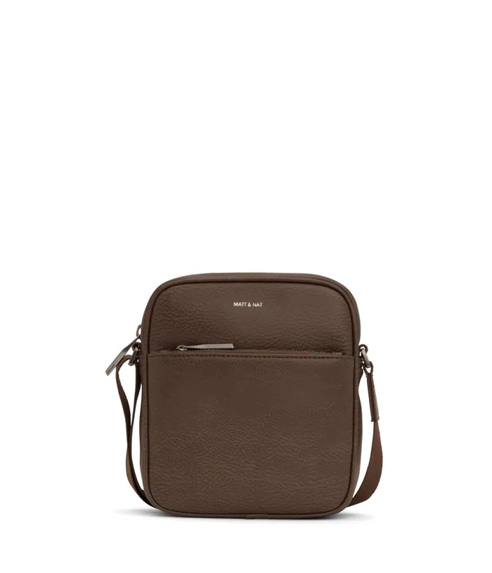 Women Coenmini Small Vegan Crossbody Bag 8211 Dwell Chestn Matt and Nat Crossbody