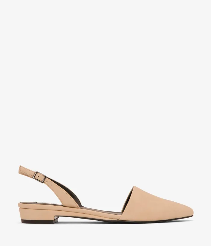 Women Cory Vegan Slingback Flats Sand Matt and Nat Flats