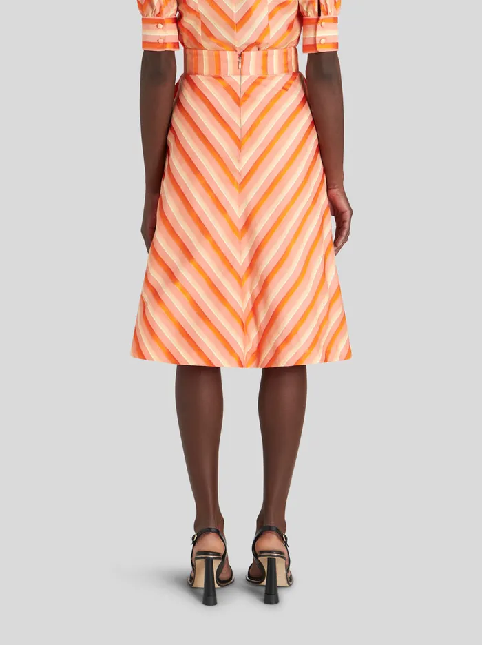 Women Degrad Striped Skirt Etro Skirts