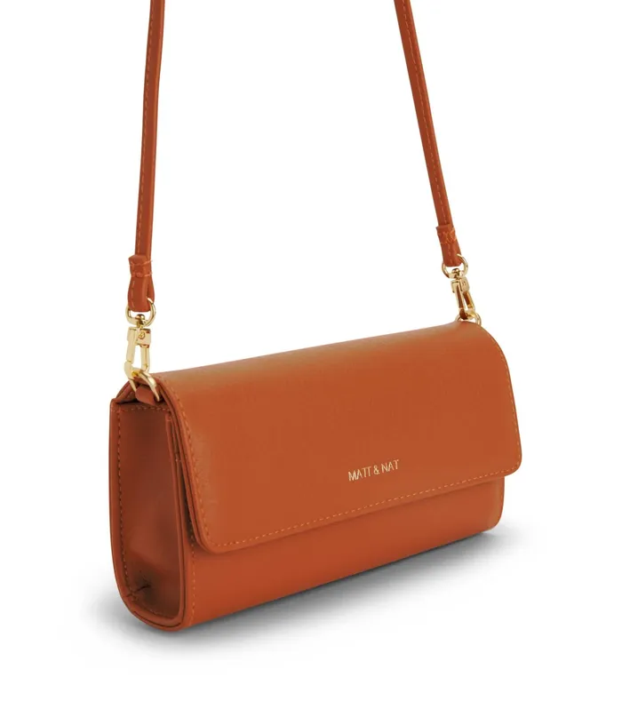 Women Drew Med Vegan Crossbody Bag 8211 Arbor Ginger Matt and Nat Cell Phone Holders