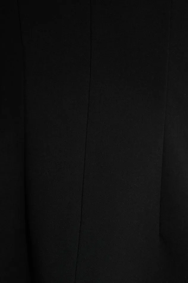 Women Dynamite Blazers and Vests Fitted VNeck Vest Black