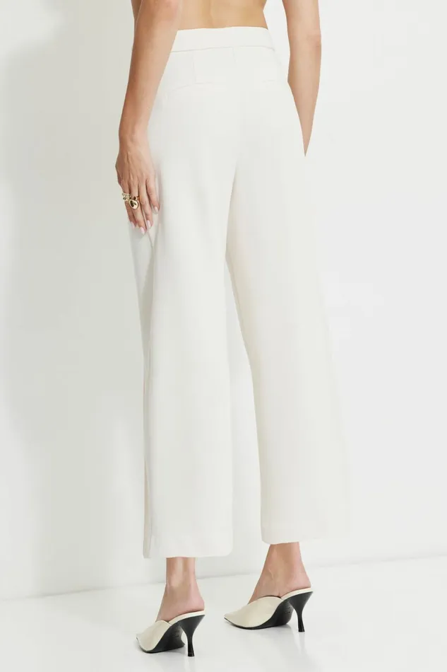 Women Dynamite Pants Relaxed Ankle Pants BEIGE