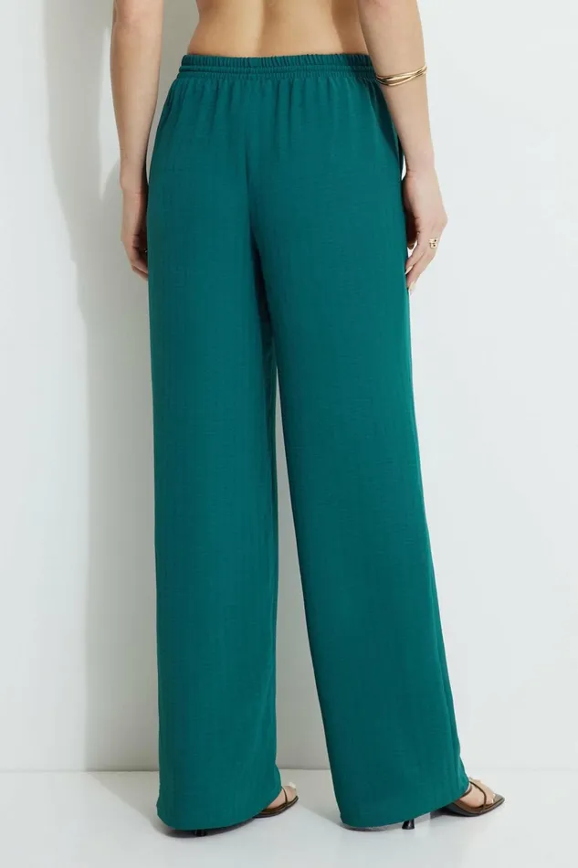 Women Dynamite Pants Wide Leg PullOn Pants Green