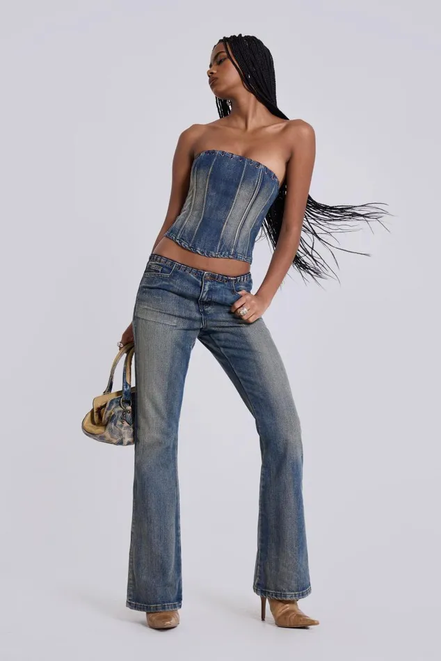 Women Elia Slim Fit Bootcut Jean Jaded London CoOrds