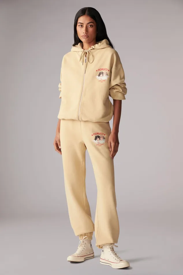 Women Fiorucci Angels Safety Angels Joggers Beige