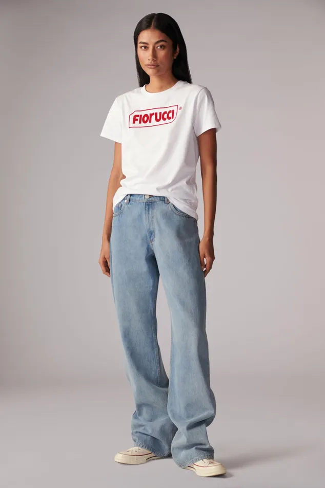 Women Fiorucci TShirts and Tops Logo TShirt White