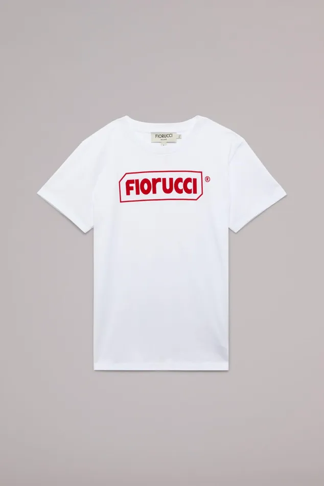 Women Fiorucci TShirts and Tops Logo TShirt White Women Fiorucci TShirts and Tops Logo TShirt White