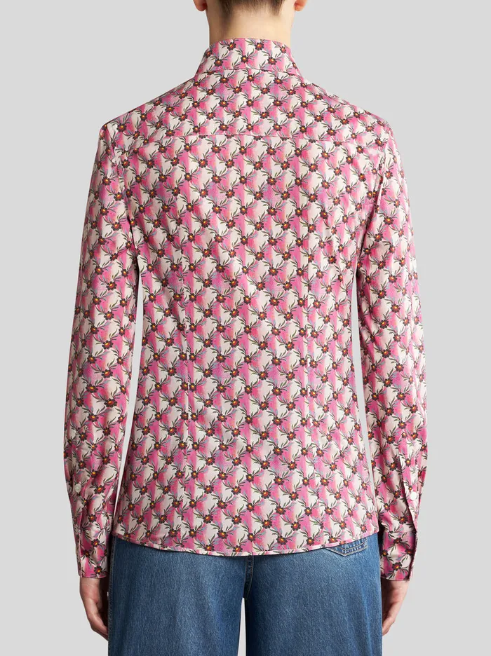 Women Fitted Printed Shirt Etro Shirts And Blouses