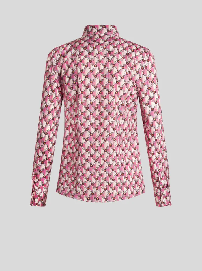 Women Fitted Printed Shirt Etro Shirts And Blouses