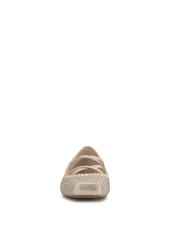 Women Flats Jessica Simpson Otessa Ballet Flat In Champagne
