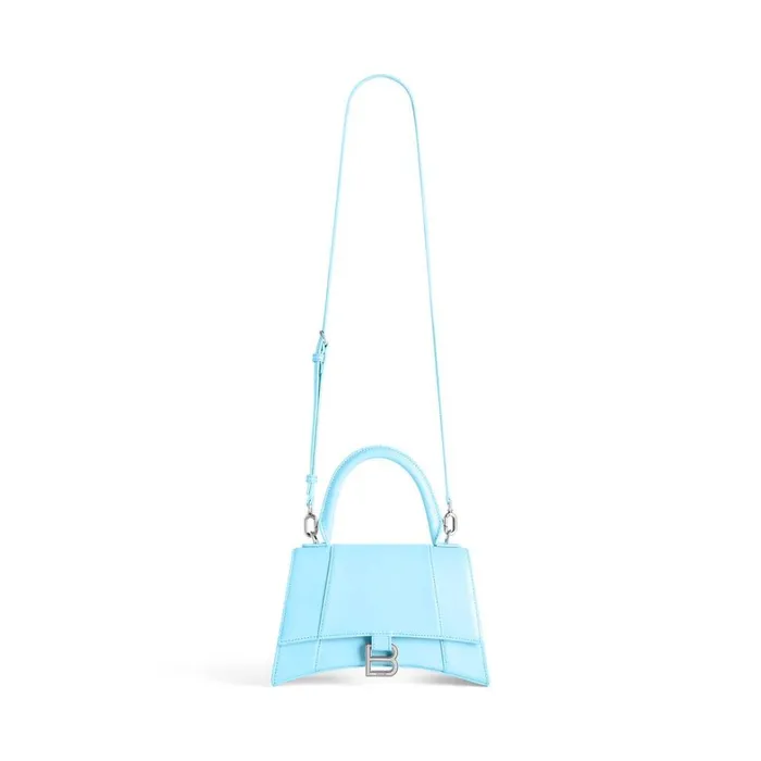 Women Handbags Balenciaga Hourglass Small Handbag Box In Blue