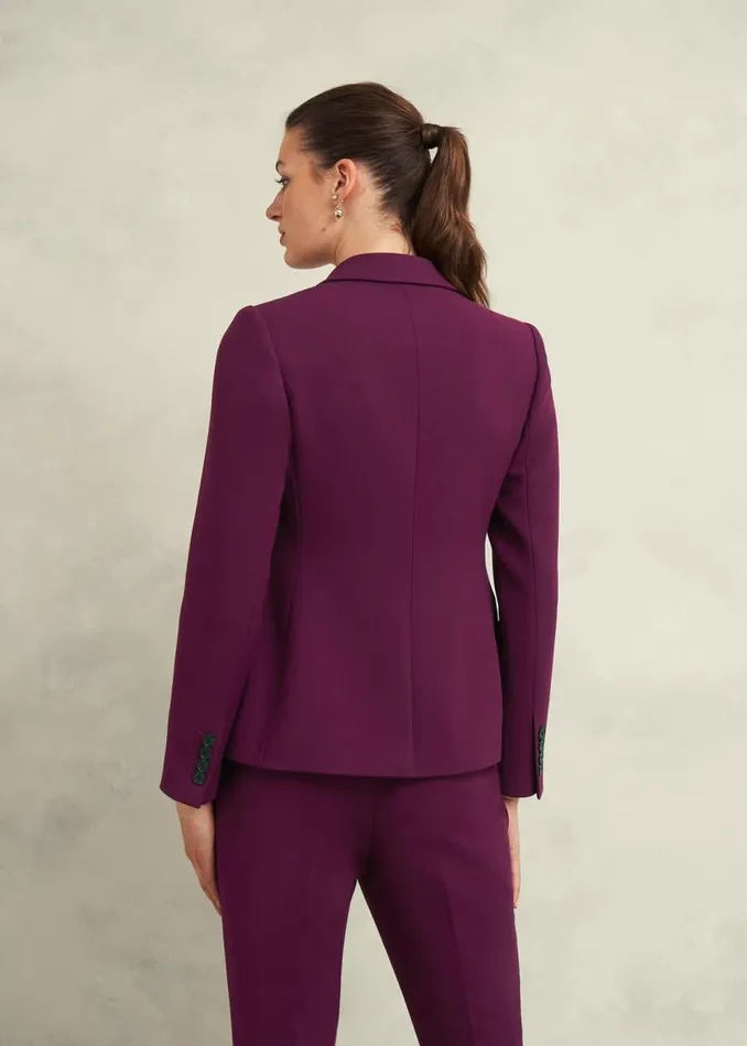 Women HOBBS Coats and Jackets Petite Sami Jacket Warm Plum