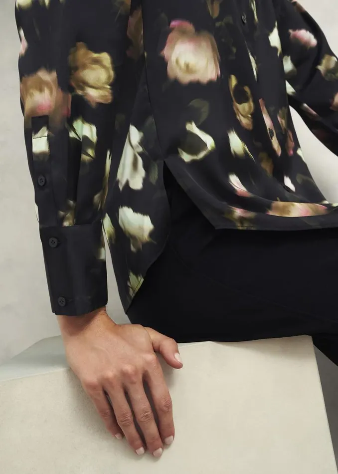 Women HOBBS Tops Eden Shirt Black Multi