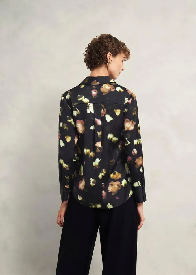 Women HOBBS Tops Eden Shirt Black Multi