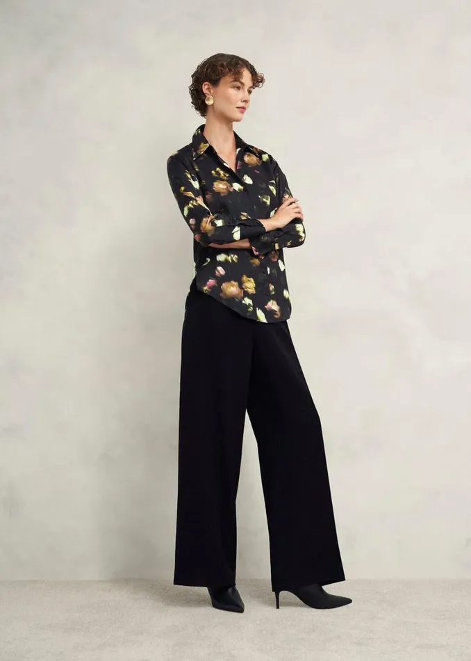Women HOBBS Tops Eden Shirt Black Multi