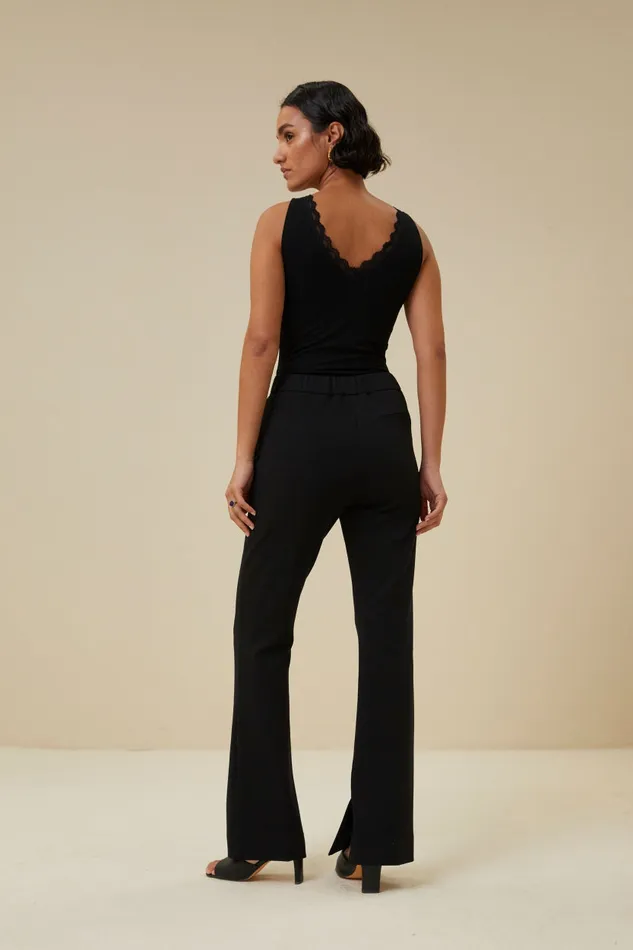 Women Lace Singlet Black Bybar Tops and Shirts