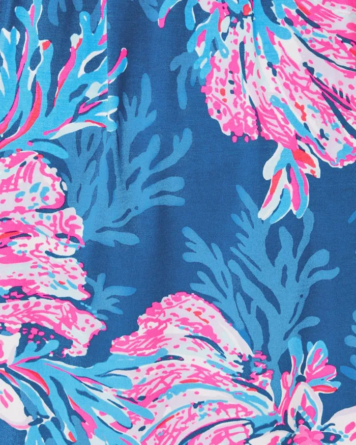 Women Lilly Pulitzer Dresses Ellielynn Long Sleeve Dress Lunar Blue Palm Beach Petals Women Lilly Pulitzer Dresses Ellielynn Long Sleeve Dress Lunar Blue Palm Beach Petals