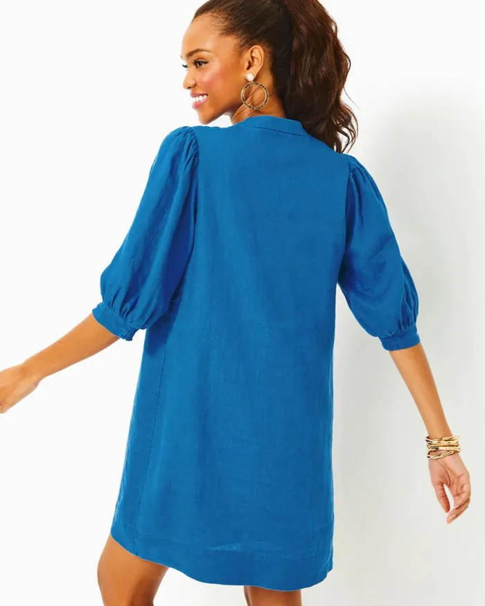 Women Lilly Pulitzer Dresses Ellielynn Long Sleeve Dress Lunar Blue Palm Beach Petals Women Lilly Pulitzer Dresses Ellielynn Long Sleeve Dress Lunar Blue Palm Beach Petals