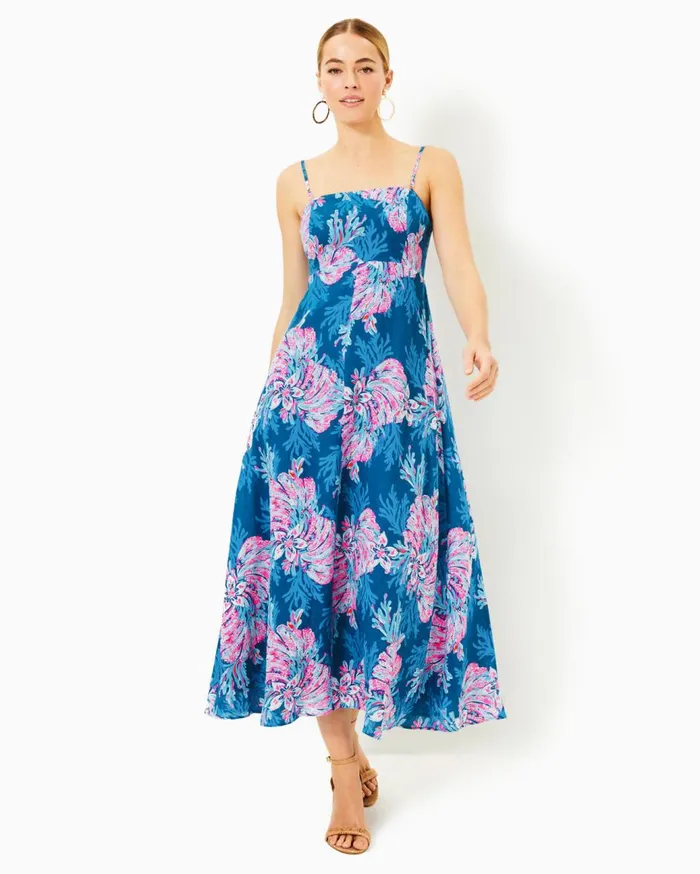 Women Lilly Pulitzer Dresses Nastia Cotton Dress Roxie Pink Wave N Sea Women Lilly Pulitzer Dresses Nastia Cotton Dress Roxie Pink Wave N Sea