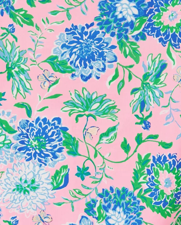 Women Lilly Pulitzer Tops Klaudie Ruffle Sleeve Top Conch Shell Pink Rumor Has It Women Lilly Pulitzer Tops Klaudie Ruffle Sleeve Top Conch Shell Pink Rumor Has It