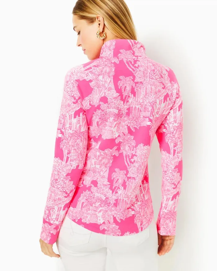 Women Lilly Pulitzer Tops UPF 50 Skipper Popover Multi Sunshine State Of Mind Women Lilly Pulitzer Tops UPF 50 Skipper Popover Multi Sunshine State Of Mind