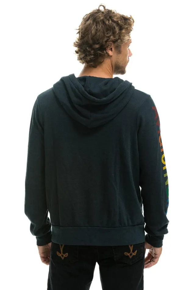 WomenMen Hoodies Aviator Nation San Francisco Hoodie 8211 Charcoal