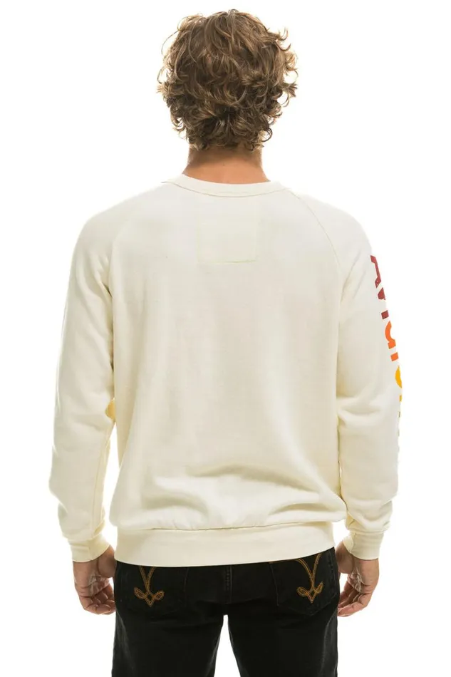 WomenMen Sweatshirts Aviator Nation Sweatshirt 8211 Vintage White