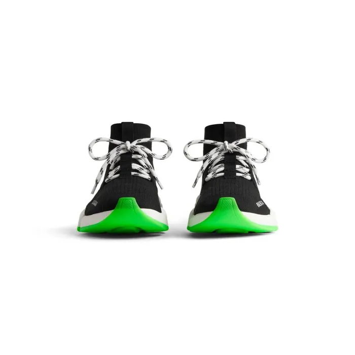 WomenMen Trainers Balenciaga Speed 20 Laceup Recycled Knit Trainers In Black