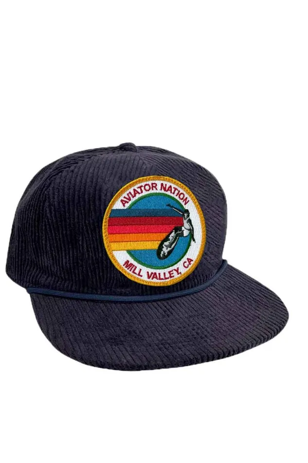 WomenMen Trucker Hats Aviator Nation Signature Mlvy 8211 Vintage Corduroy Trucker