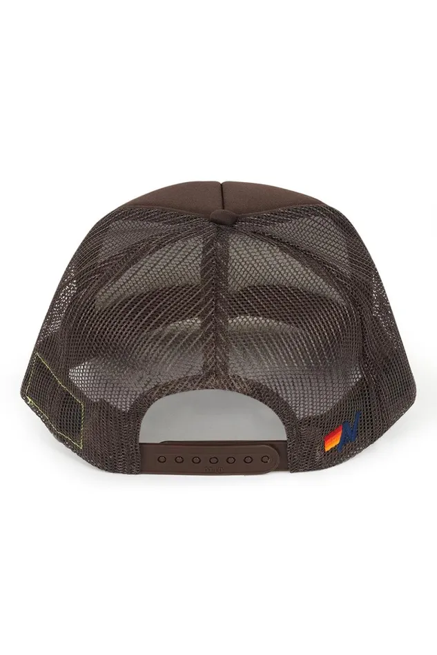 WomenMen Trucker Hats Aviator Nation Signature New York City 8211 Vintage Low Rise Trucker