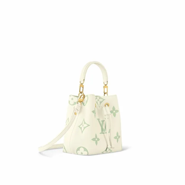 Women NeoNoe Bag Louis Vuitton Louis Vuitton M24048 Nono BB LatteMatcha 8211 Louis Vuitton Handbag Store