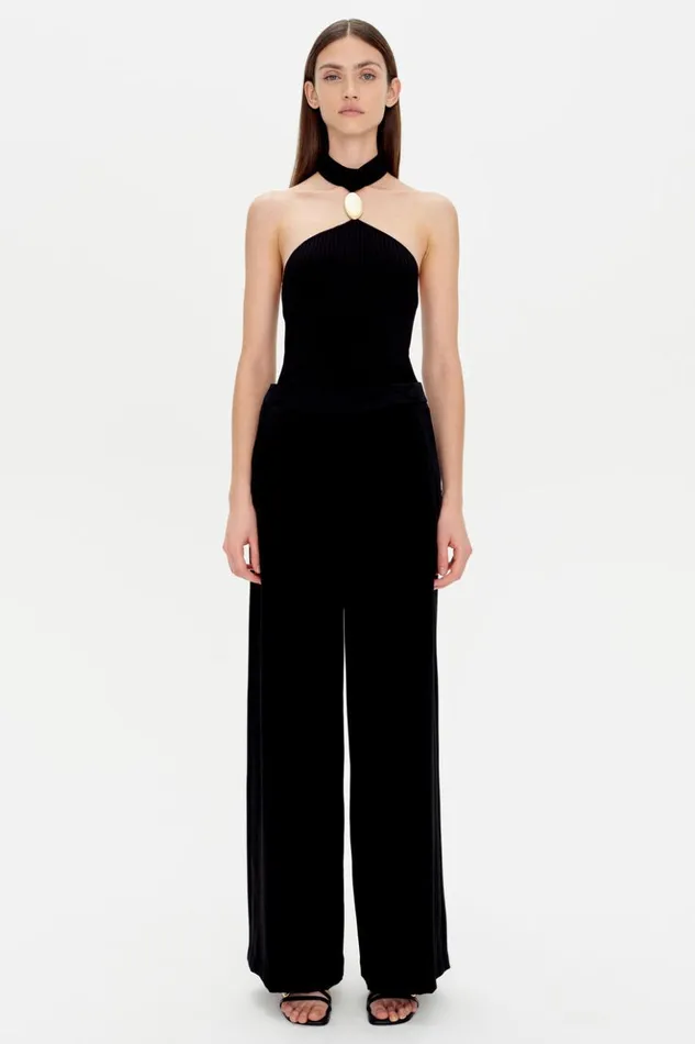 Women Palladia Pant Black Jonathan Simkhai Pants and Bottoms