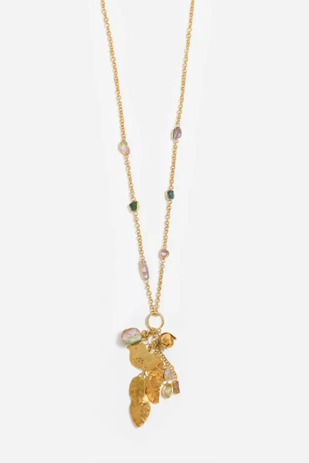 Women PIPPA SMALL PAMIR NECKLACE Gold Johnny Was Jewelry
