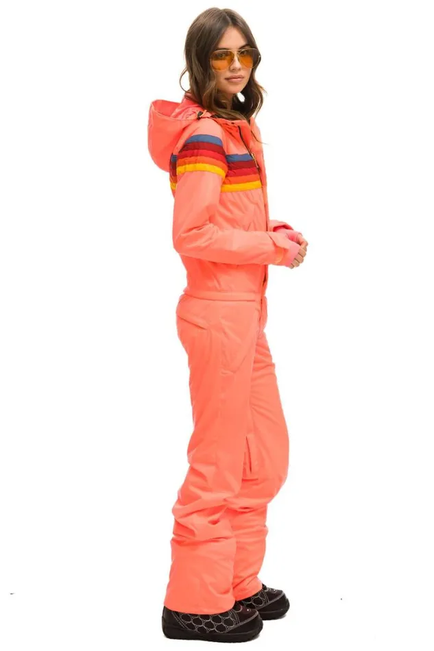 Women Powder Suits Aviator Nation 3 Layer Powder Suit 8211 Neon Flamingo