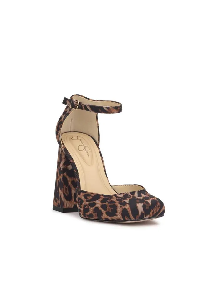 Women Pumps Jessica Simpson Lollah Block Heel Pump In Leopard