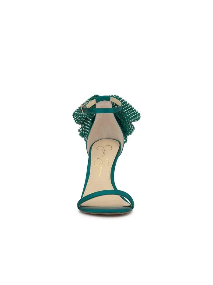 Women Pumps Jessica Simpson Moure Bow Heel In Gem Green
