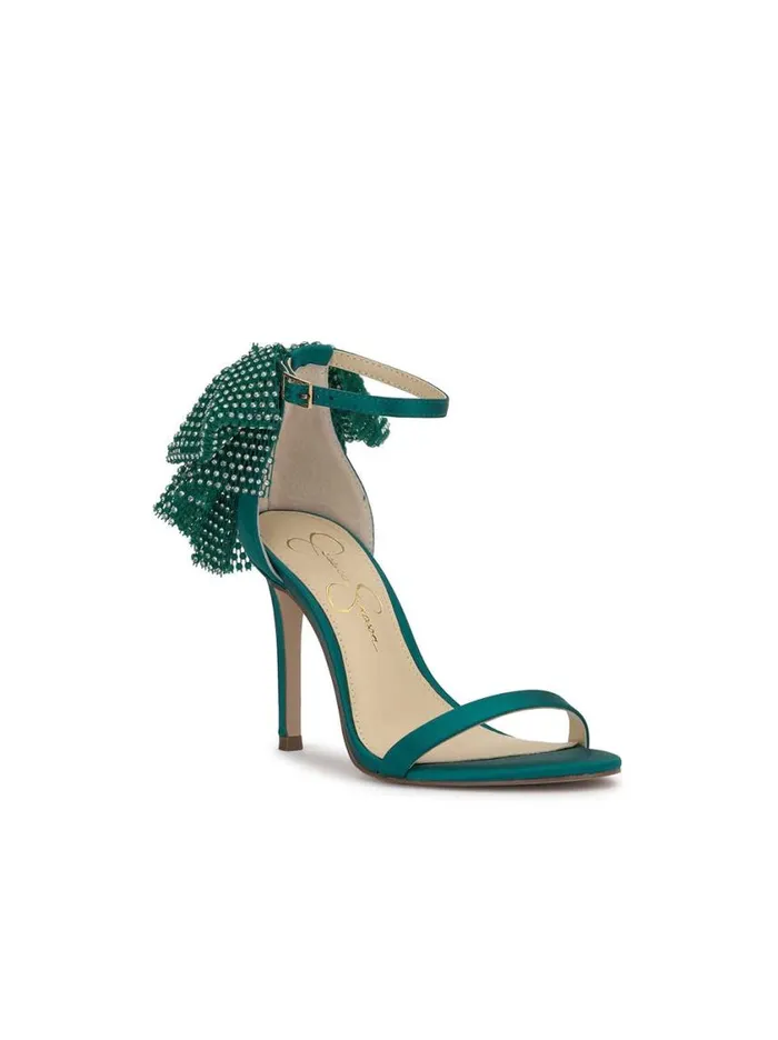Women Pumps Jessica Simpson Moure Bow Heel In Gem Green