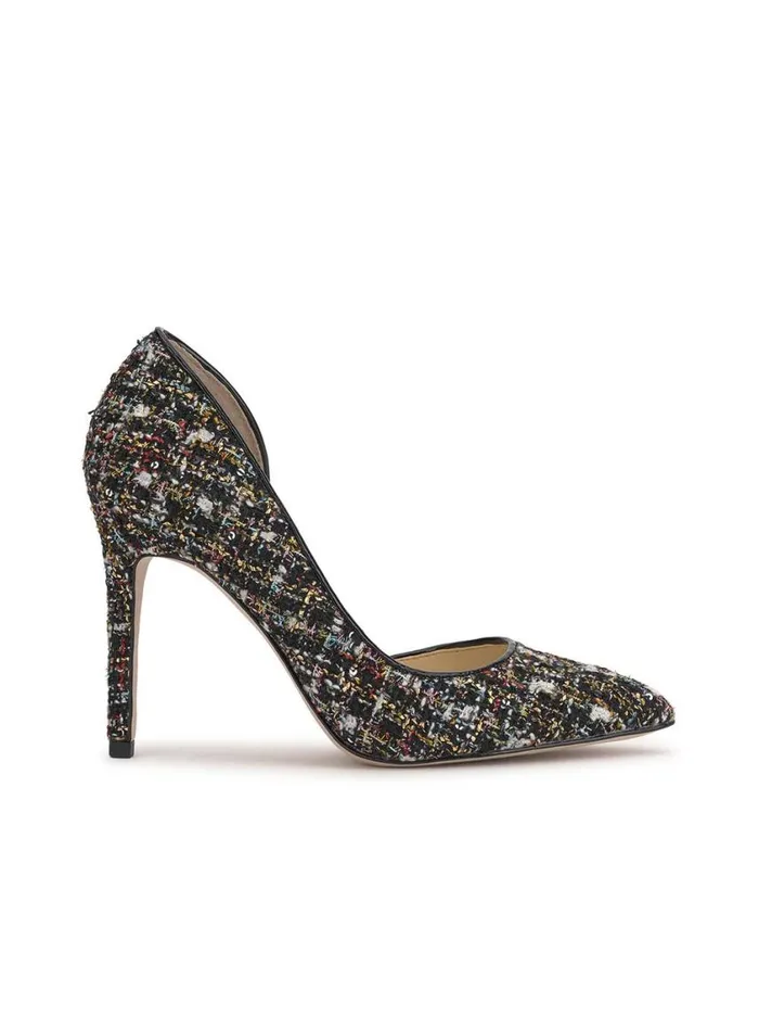 Women Pumps Jessica Simpson Prizma D039Orsay Pump In Tweed Sparkle