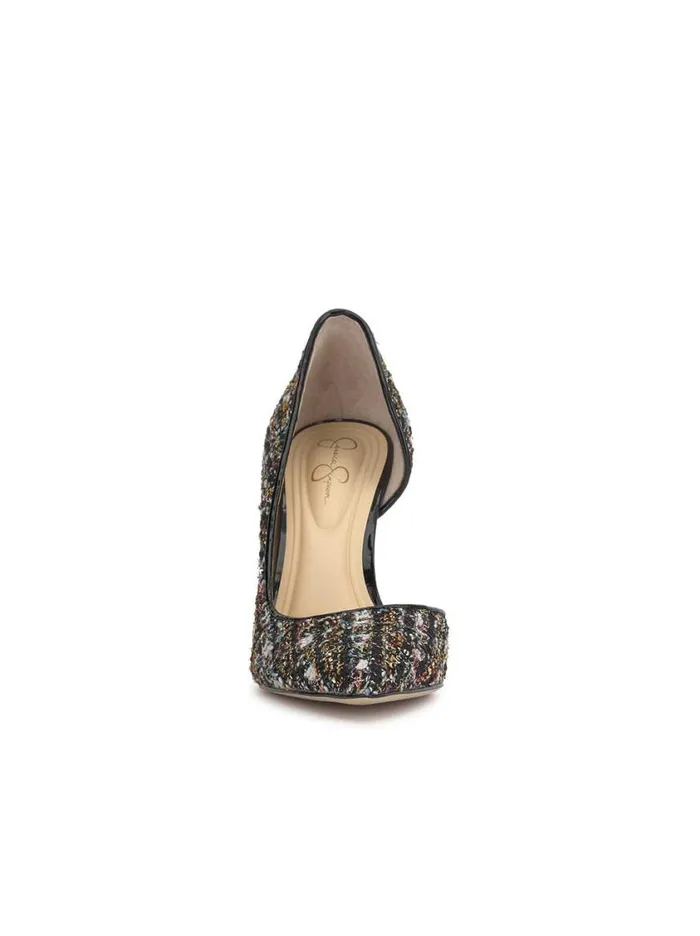 Women Pumps Jessica Simpson Prizma D039Orsay Pump In Tweed Sparkle